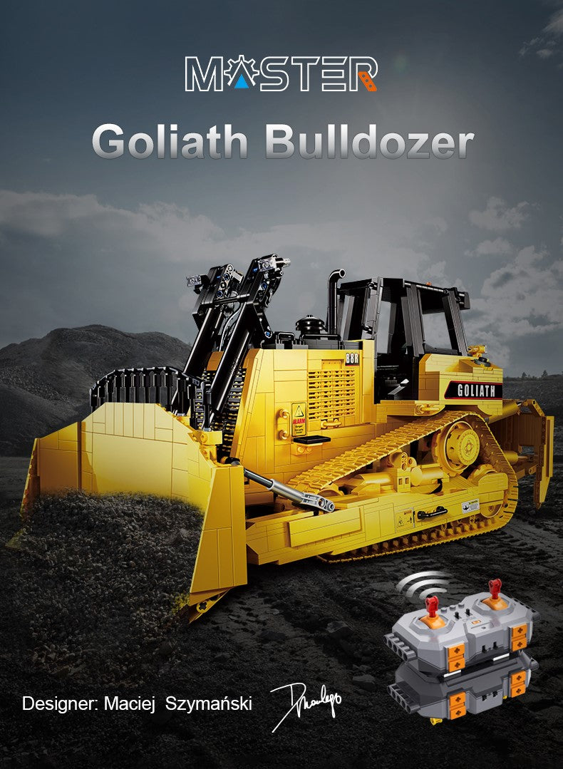 CaDA Goliath Bulldozer with Remote Control 1:16 C61056 – Brick