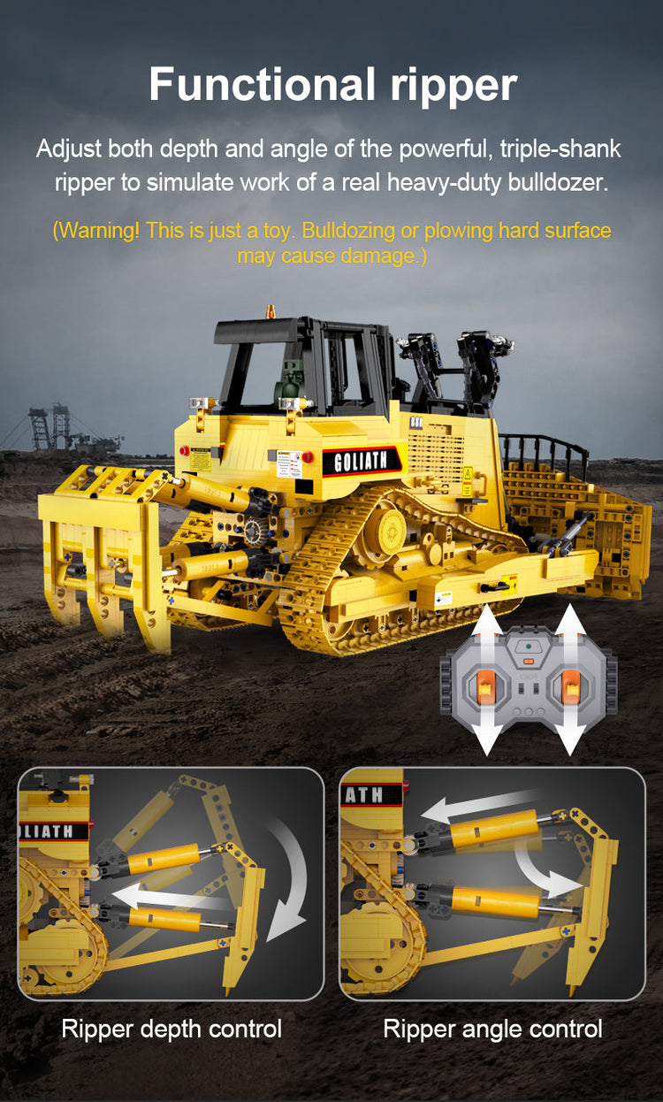CaDA Goliath Bulldozer with Remote Control 1:16 C61056
