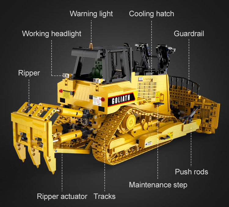 CaDA Goliath Bulldozer with Remote Control 1:16 C61056
