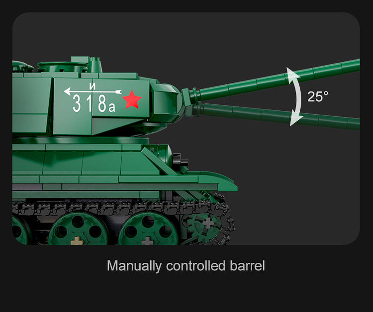 CaDA T-34 Tank with Remote Control 1:35 C61072