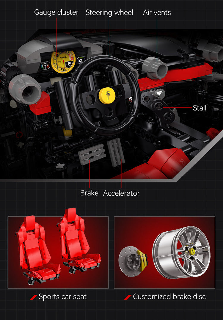 CaDA La Ferrari Viva Hypercar 1:8 C61505