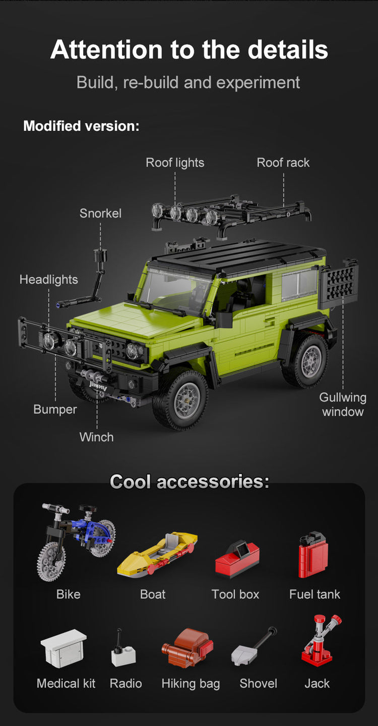 CaDA Suzuki Jimny with RC option 1:12 C62001