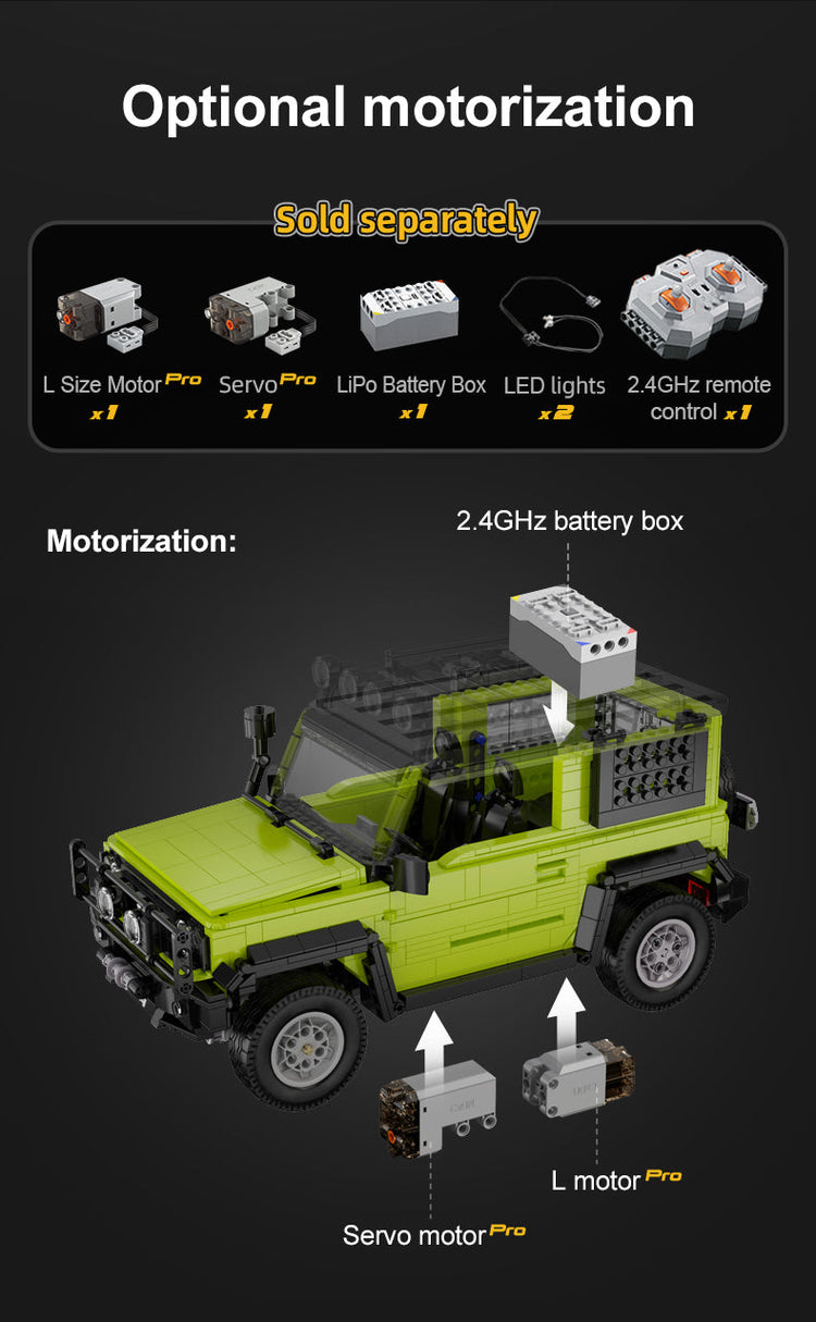 CaDA Suzuki Jimny with RC option 1:12 C62001