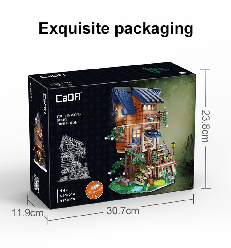 CaDA Four Seasons Tree House with LED lighting C66004