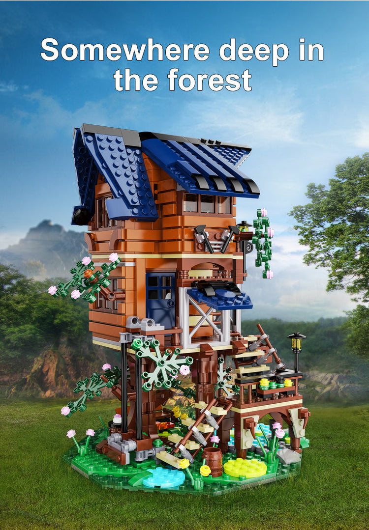 CaDA Four Seasons Tree House with LED lighting C66004