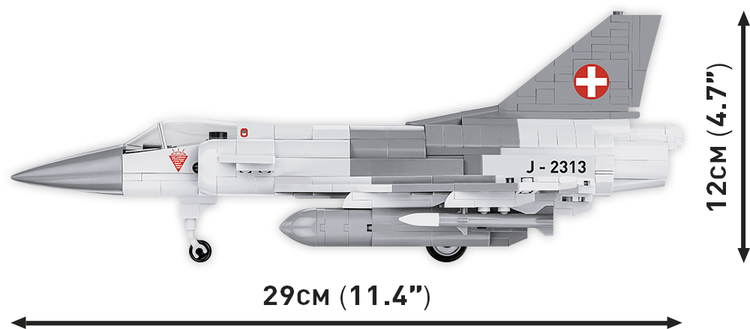 Dassault Mirage IIIRS Swiss 1:48 #5827 discontinued