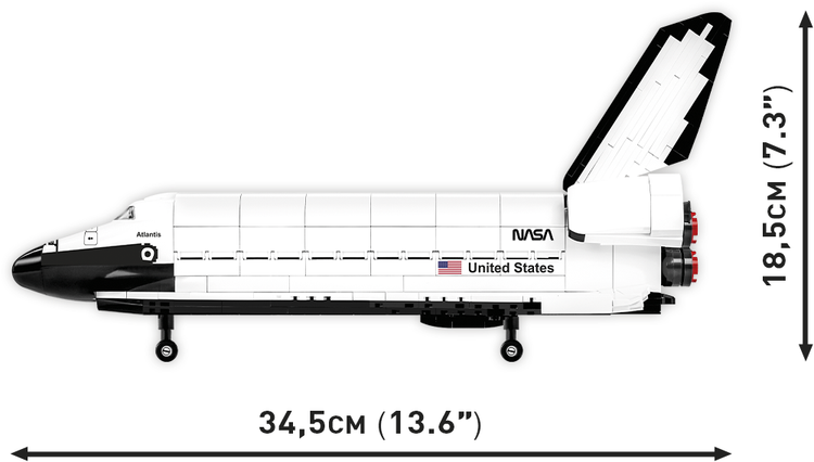 Space Shuttle Atlantis 1:100 #1930 discontinued