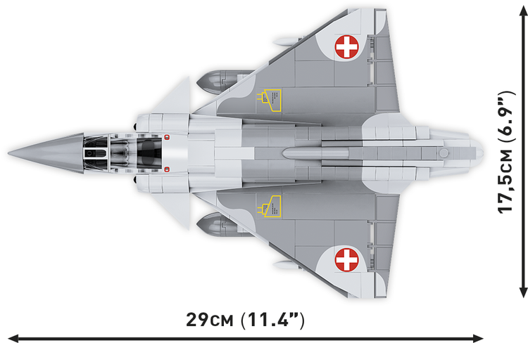 Dassault Mirage IIIRS Swiss 1:48 #5827 discontinued