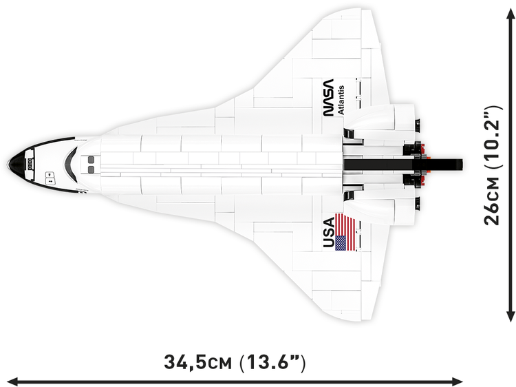 Space Shuttle Atlantis 1:100 #1930 discontinued