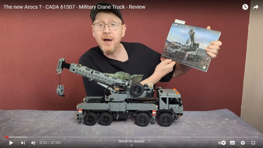 BrickFreaks reviews the new CaDA Military Crane Truck C61507