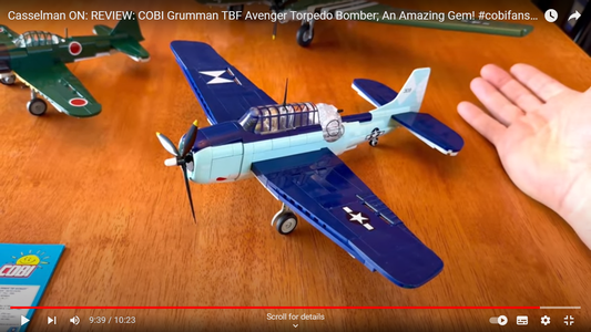 Avenger Time!  Terry reviews the COBI 1:48 Torpedo Bomber