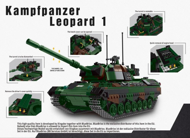 Xingbao Main Battle Tank Leopard 1 X06049