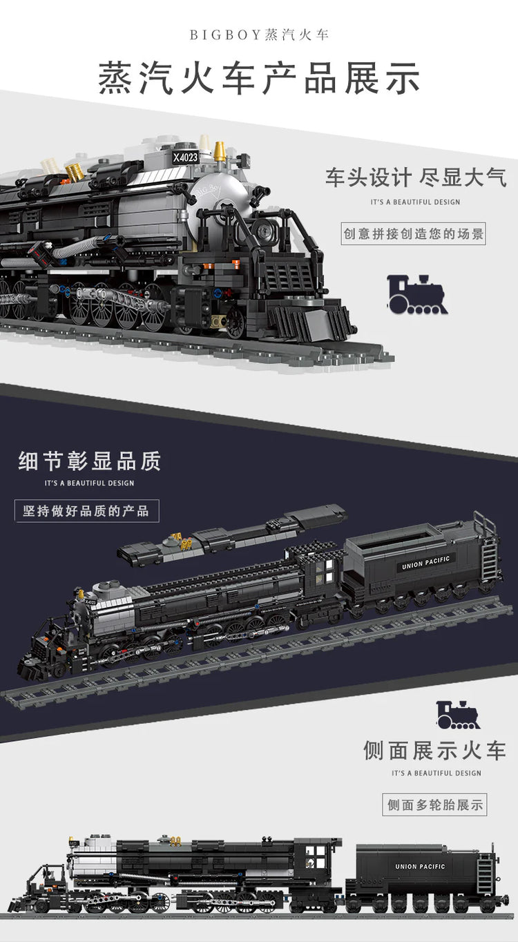 JieStar Big Boy Locomotive Static Model #JS59005