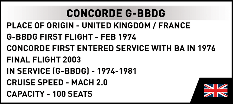 Concorde G-BBDG 1:100 #1689