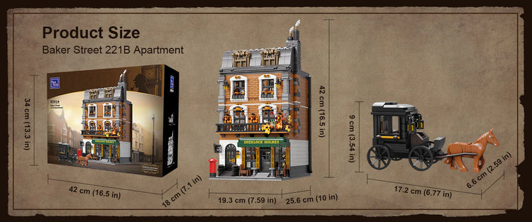 Pantasy Sherlock Holmes Baker Street Apartment #PT85014