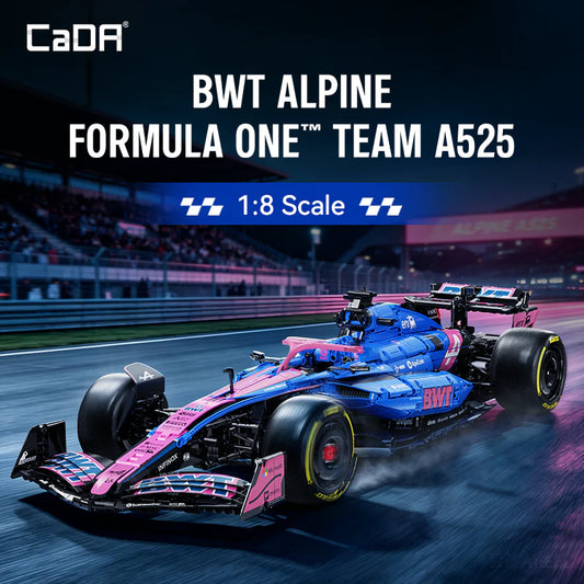 CaDA Alpine BWT A525 F1 Car 1:8 C64012