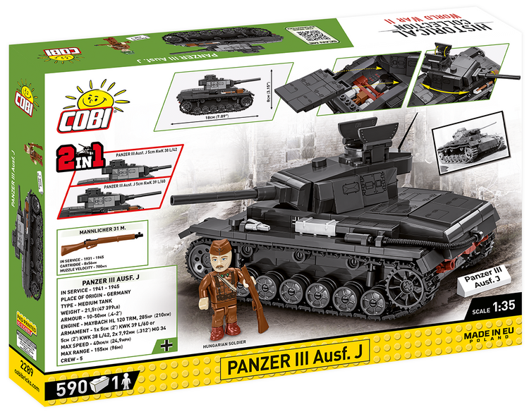 Panzer III Ausf.J #2289 – Brick Army Canada