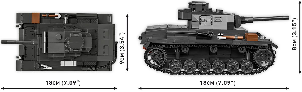 Panzer III Ausf.J 1:35 #2289 – Brick Army Canada Panzer III Ausf.J 1:35 #2289 – Brick Army Canada