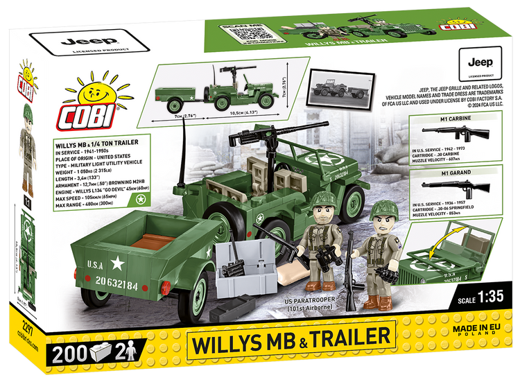 Willys and Trailer #2297