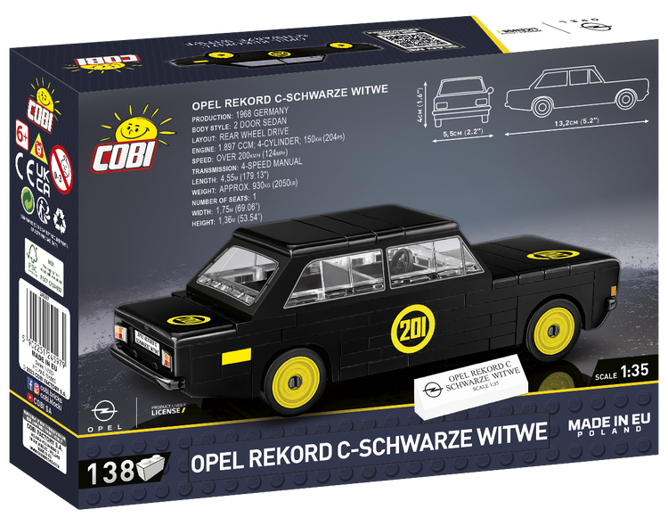 Opel Rekord C-Schwarze Witwe #24597