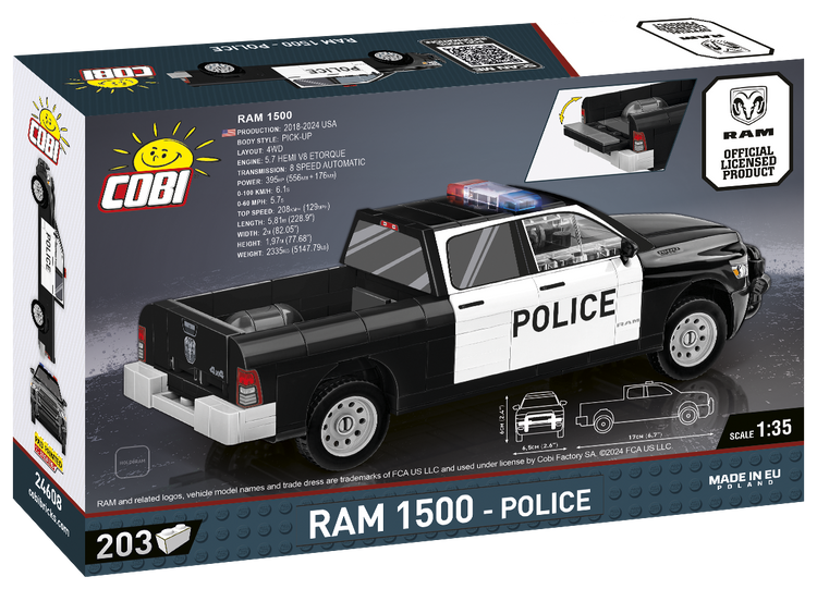 RAM 1500 Police 1:35 #24608