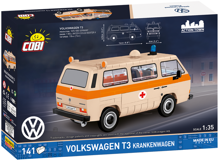 Volkswagen T3 Krankenwagen 1:35 #24636