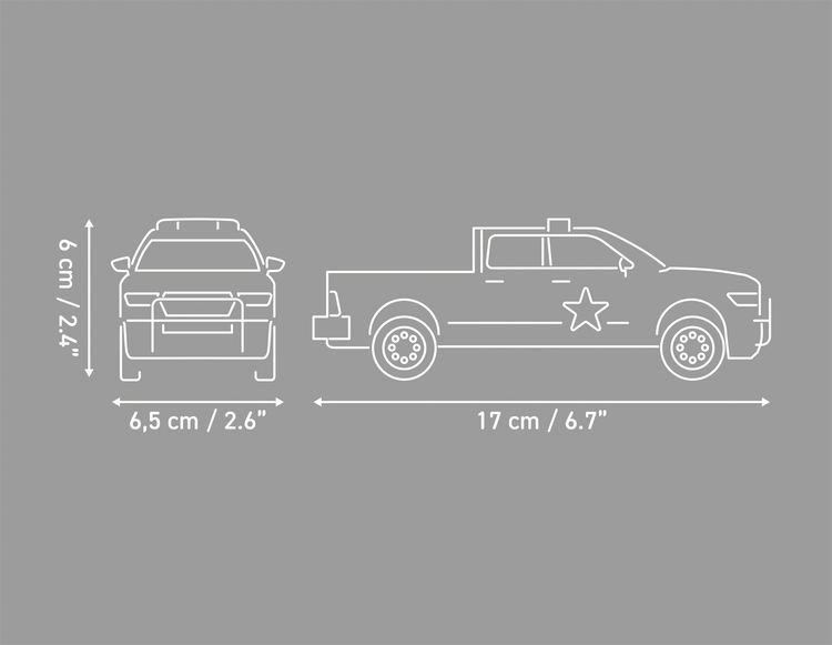 RAM 1500 Sheriff 1:35 #24658