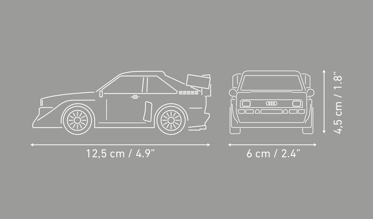 Audi quattro S1 E2 1:35 #24667