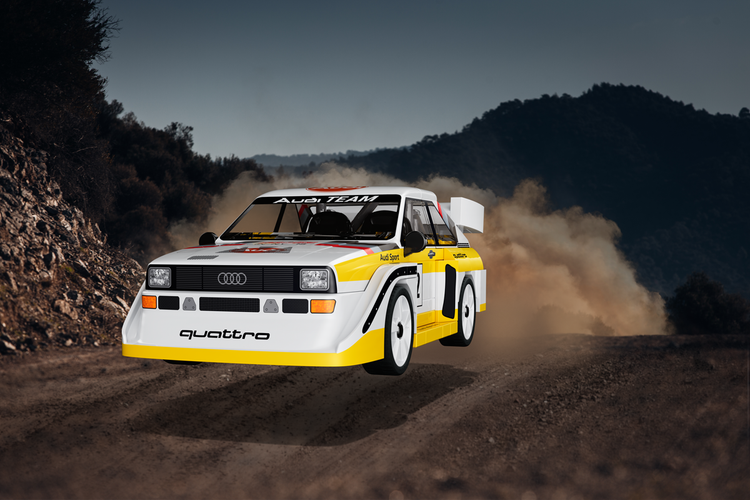 Audi quattro S1 E2 1:35 #24667