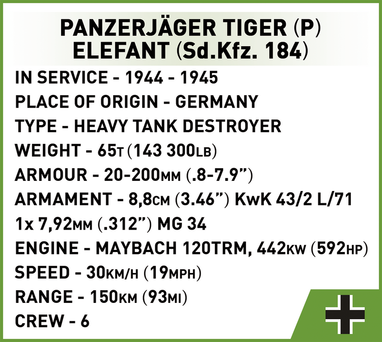 Panzerjäger Tiger Elefant #2582