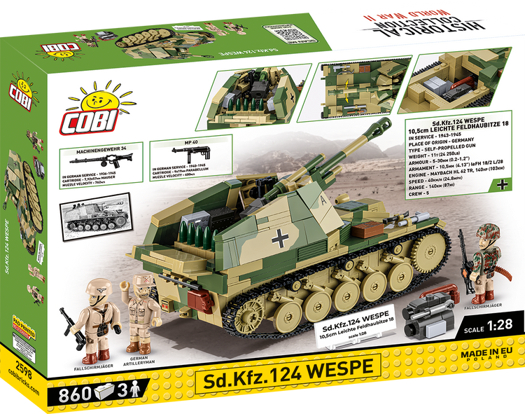 Sd.Kfz.124 Wespe - Executive Edition 1:28 #2598