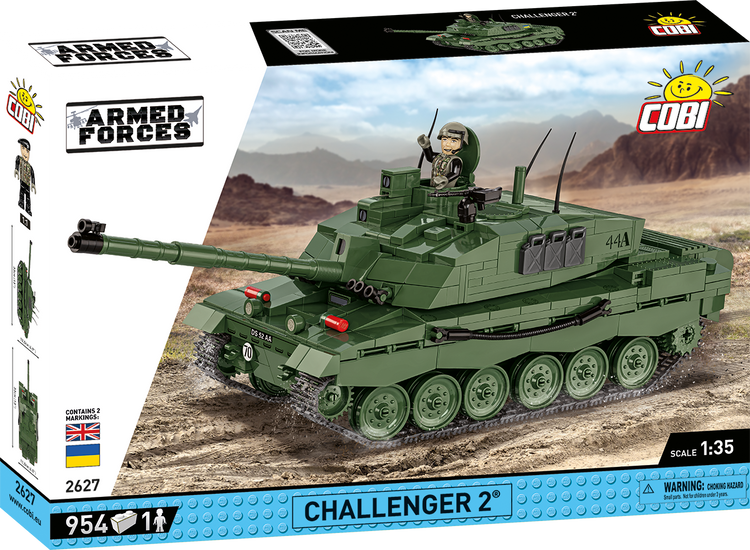 Challenger 2 UK and Ukraine 1:35 #2627