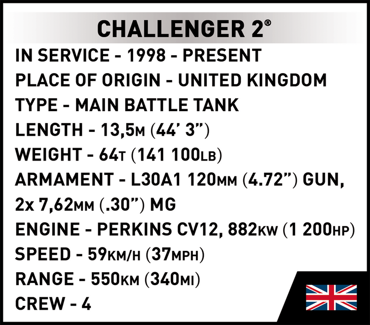 Challenger 2 UK and Ukraine 1:35 #2627