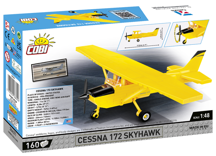 Cessna 172 Skyhawk-Yellow #26621