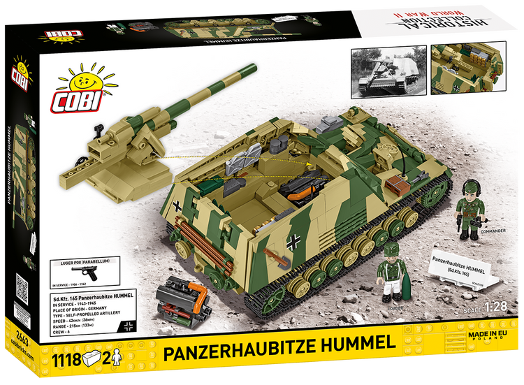 Panzerhaubitze Hummel (Sd.Kfz.165) 1:28 #2663