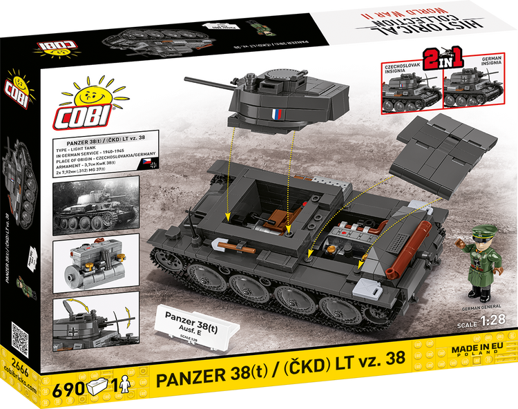Panzer 38(t) / (ČKD) LT vz.38 1:28 #2666
