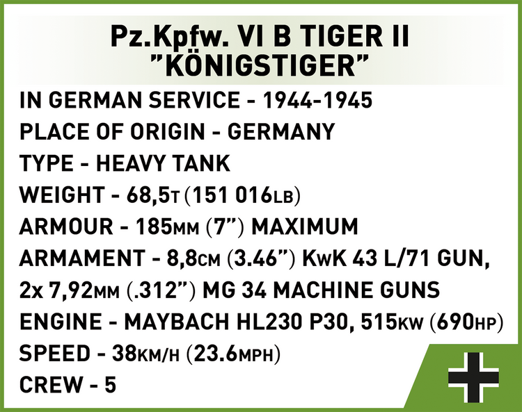 Pz.Kpfw. VI B Tiger II Königstiger 1:48 #2732