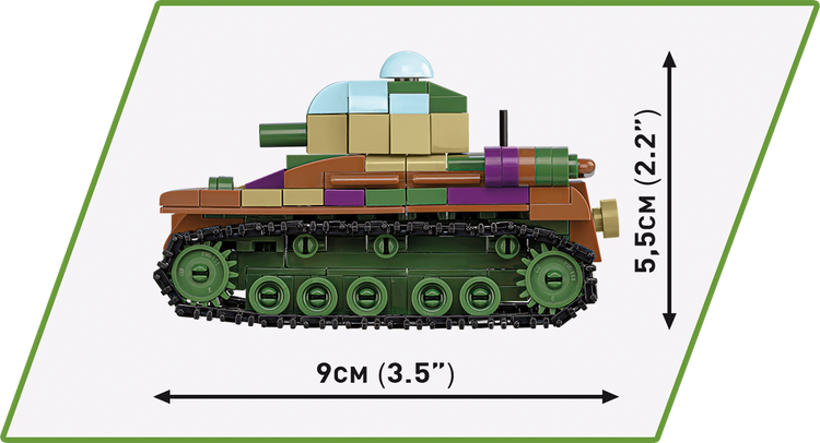 Renault R35 - Valentine IX - Panzer I #2740