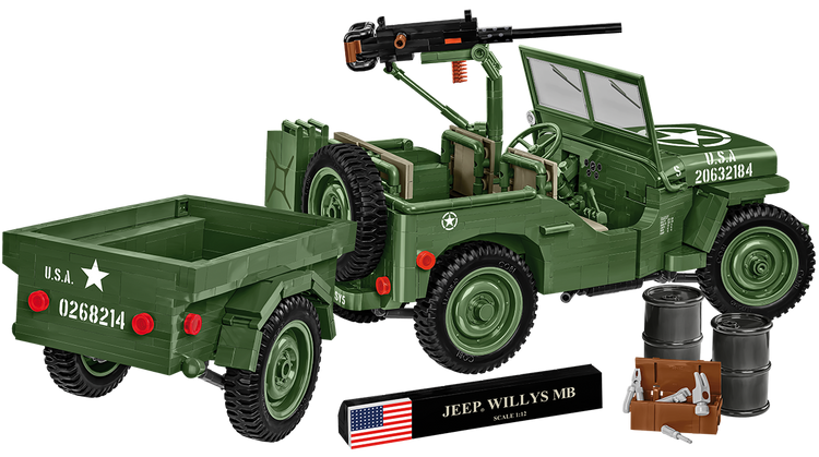 Willys MB & Trailer - Executive Edition 1:12 #2804