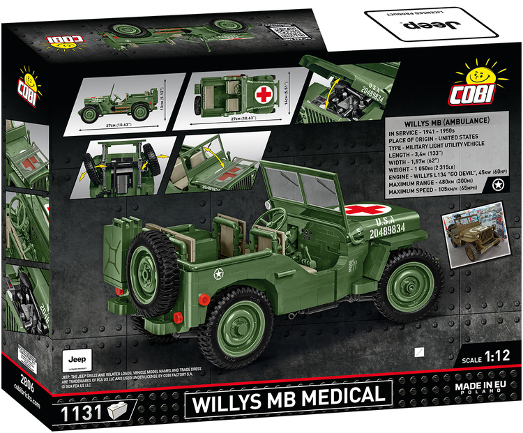 Willys MB Medical 1:12 #2806