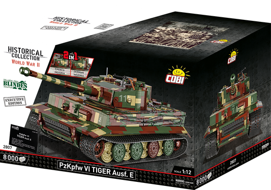 PzKpfw VI Tiger Ausf. E - Executive Edition 1:12 #2807 pre-order for November delivery.  Add a $10 gift card and then use code "114" to make it free.