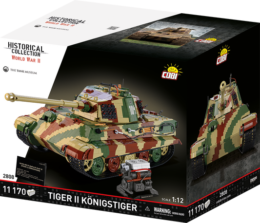 Tiger II Königstiger 1:12 #2808 on the way from COBI, ETA early Dec, Limited Quantities