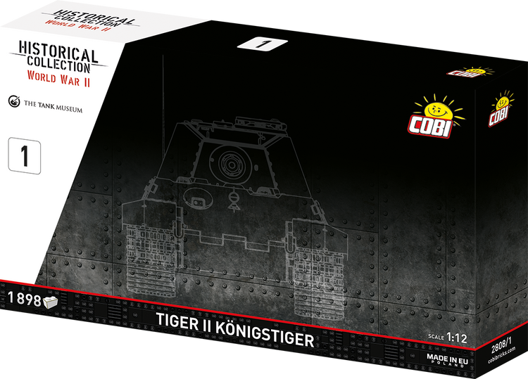 Tiger II Königstiger 1:12 #2808 on the way from COBI, ETA early Dec, Limited Quantities