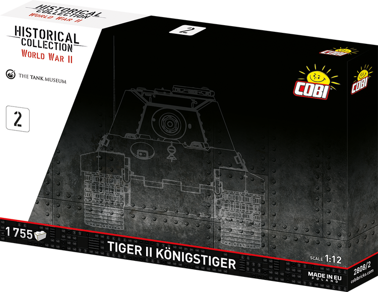 Tiger II Königstiger 1:12 #2808 on the way from COBI, ETA early Dec, Limited Quantities