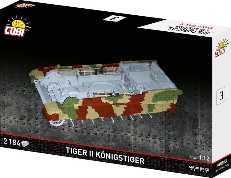 Tiger II Königstiger 1:12 #2808 on the way from COBI, ETA early Dec, Limited Quantities