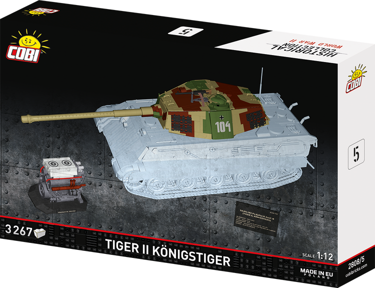 Tiger II Königstiger 1:12 #2808 on the way from COBI, ETA early Dec, Limited Quantities