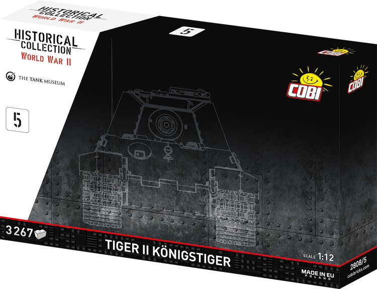 Tiger II Königstiger 1:12 #2808 on the way from COBI, ETA early Dec, Limited Quantities