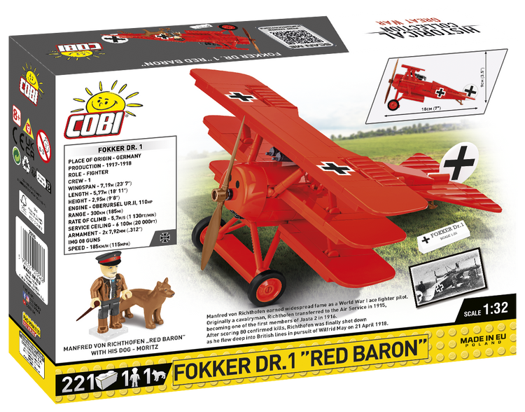 Fokker Dr.1 Red Baron 1:32 #2996