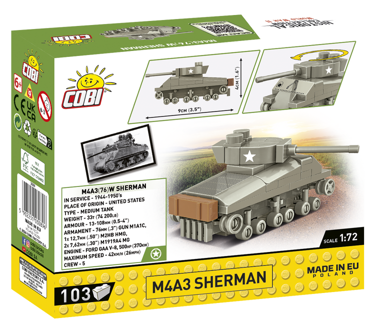 M4A3 Sherman 1:72 #3089