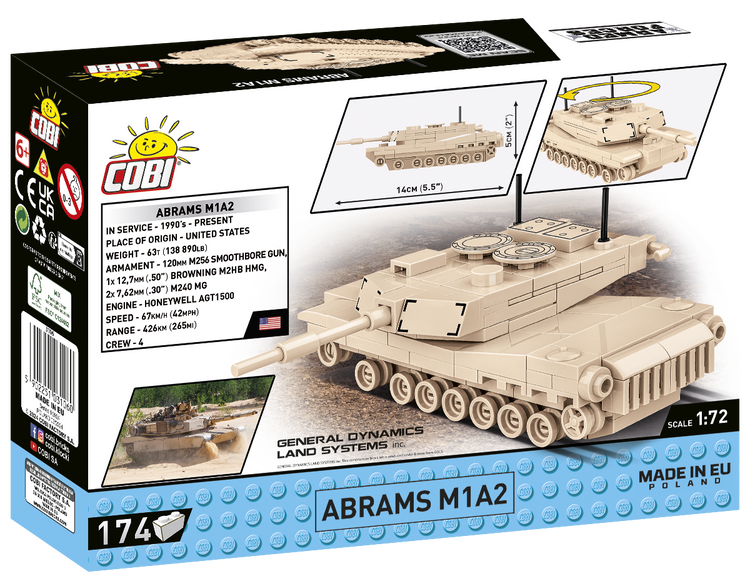 Abrams M1A2 1:72 #3106